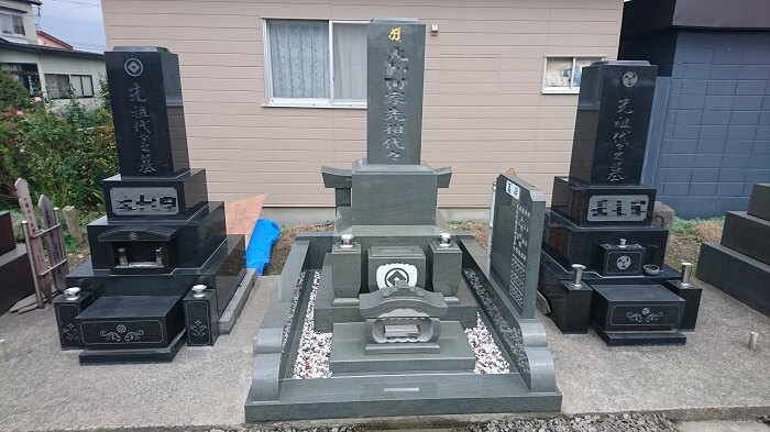 墓石　国産墓石　本小松石　和型墓石2018011619