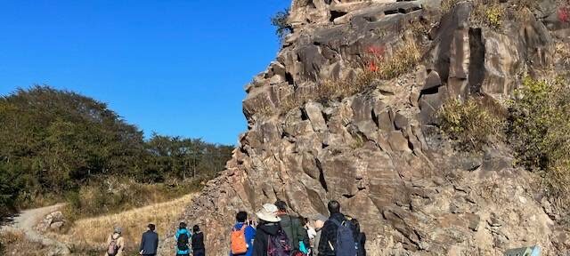 本小松石 大トロ 景石 丁場（採石場）見学