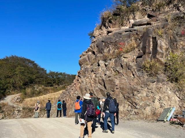 本小松石 大トロ 景石 丁場（採石場）見学